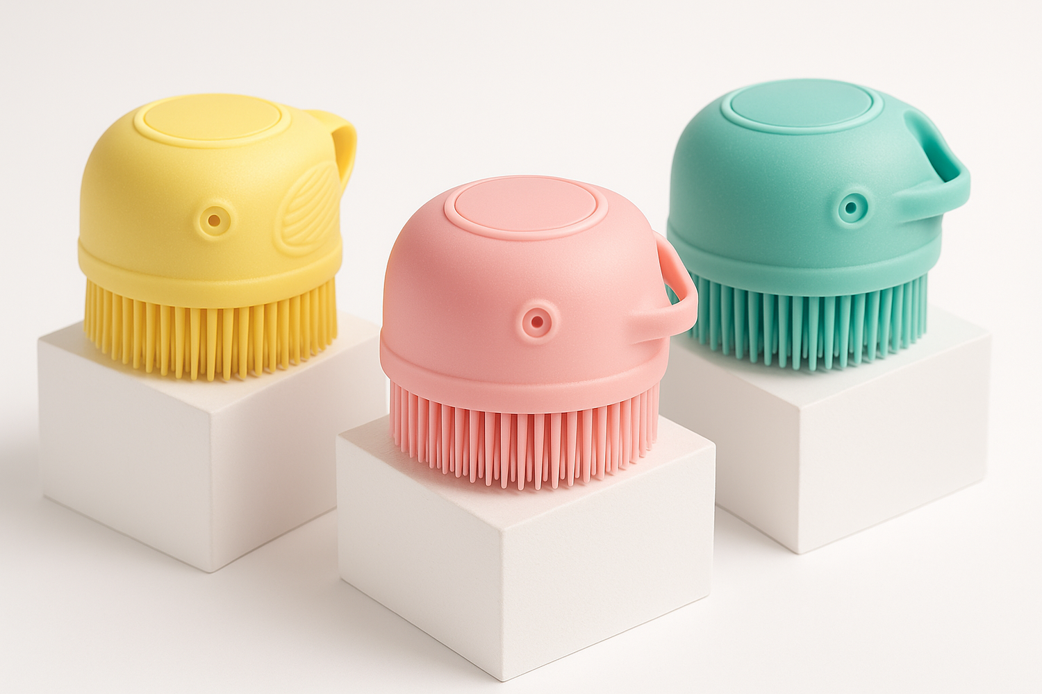 Detailed Silicone Pet Brushes