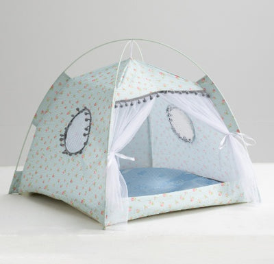 Cat Tent House - Enclosed Pet Bed Cave