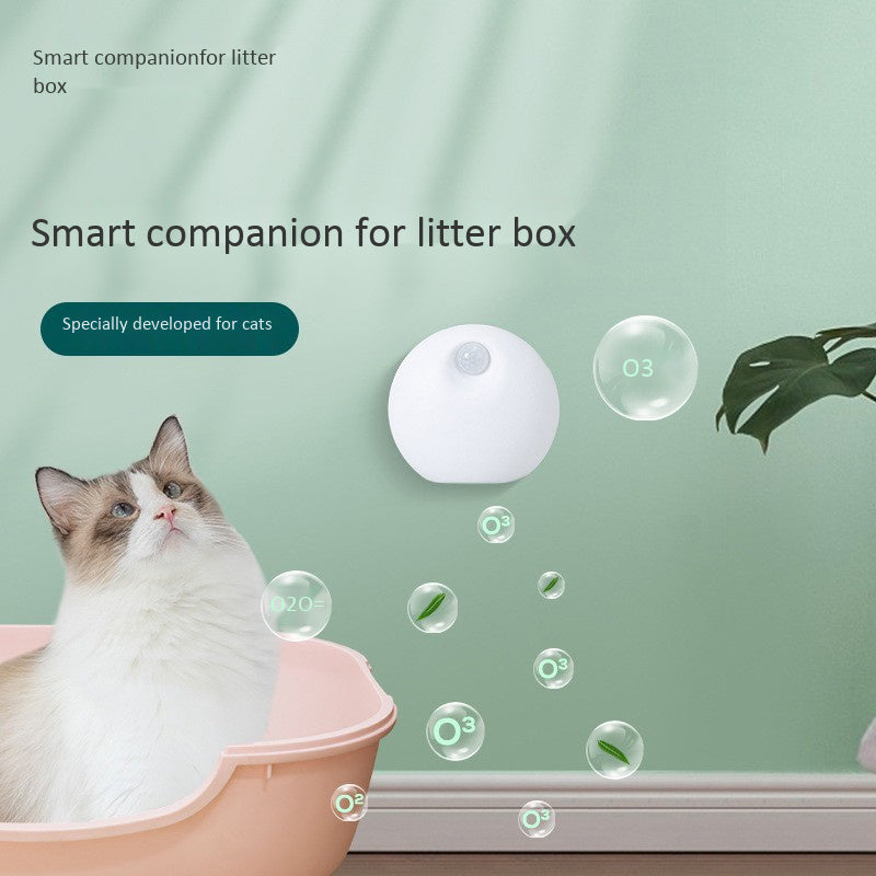 Smart Pet Deodorizer & Air Purifier for Litter Box
