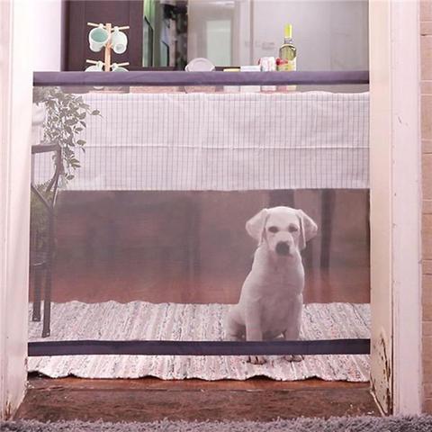 Portable Pet Safety Barrier - Foldable Indoor Fence