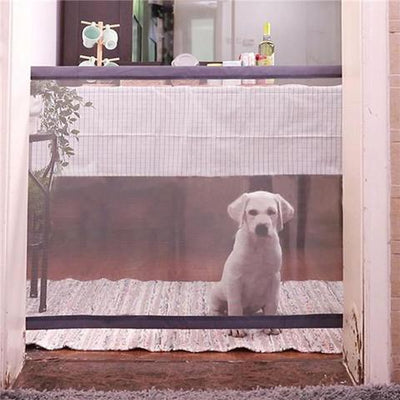 Portable Pet Safety Barrier - Foldable Indoor Fence