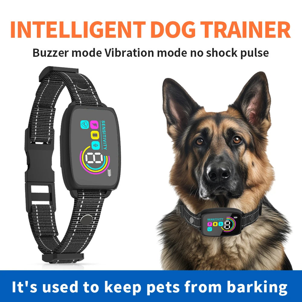 Smart Anti-Barking Dog Collar - Waterproof & Rechargeable