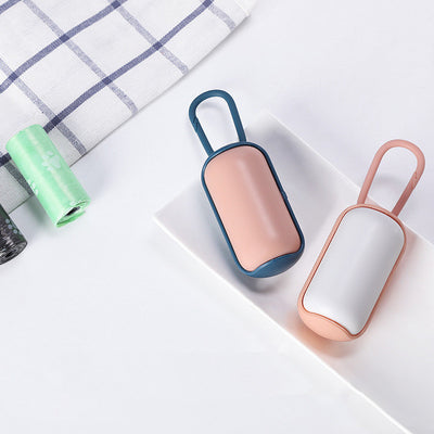 Pet Waste Bag Dispenser with Clip-On Holder