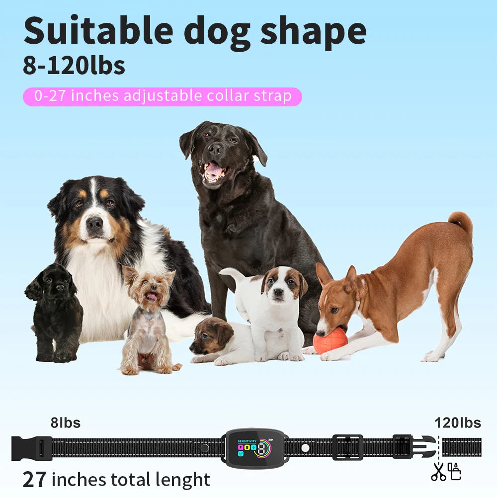 Smart Anti-Barking Dog Collar - Waterproof & Rechargeable