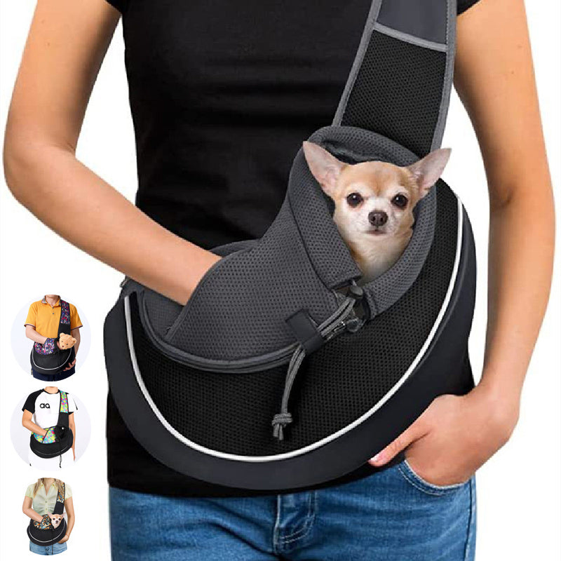 Crossbody Pet Carrier Bag - Portable Bag for Small Dogs & Cats