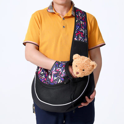 Crossbody Pet Carrier Bag - Portable Bag for Small Dogs & Cats