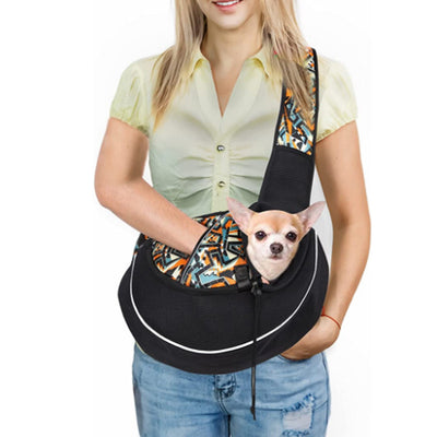Crossbody Pet Carrier Bag - Portable Bag for Small Dogs & Cats